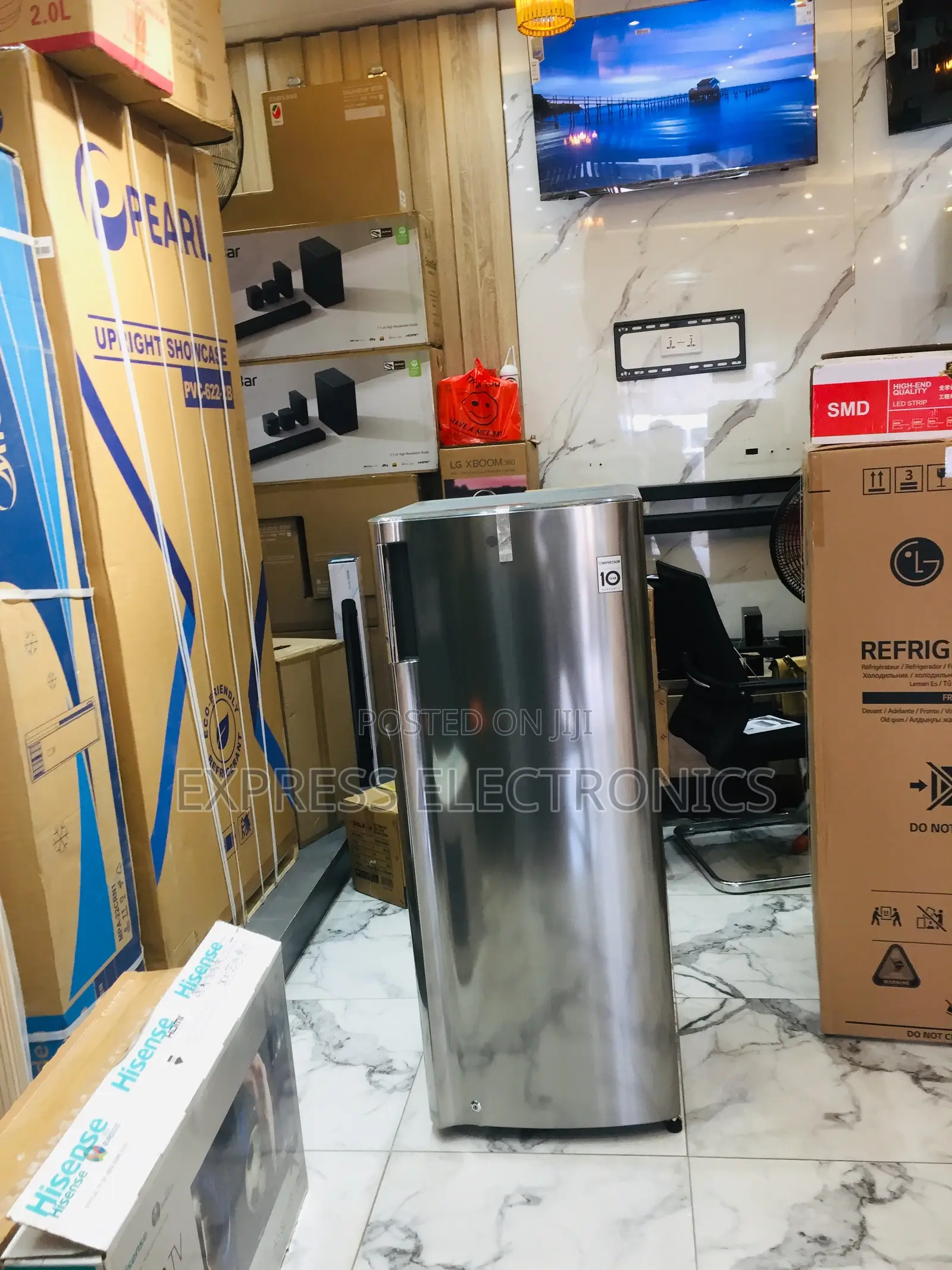 Available Now Grey Color Single Door GN-Y331SLS Fridge