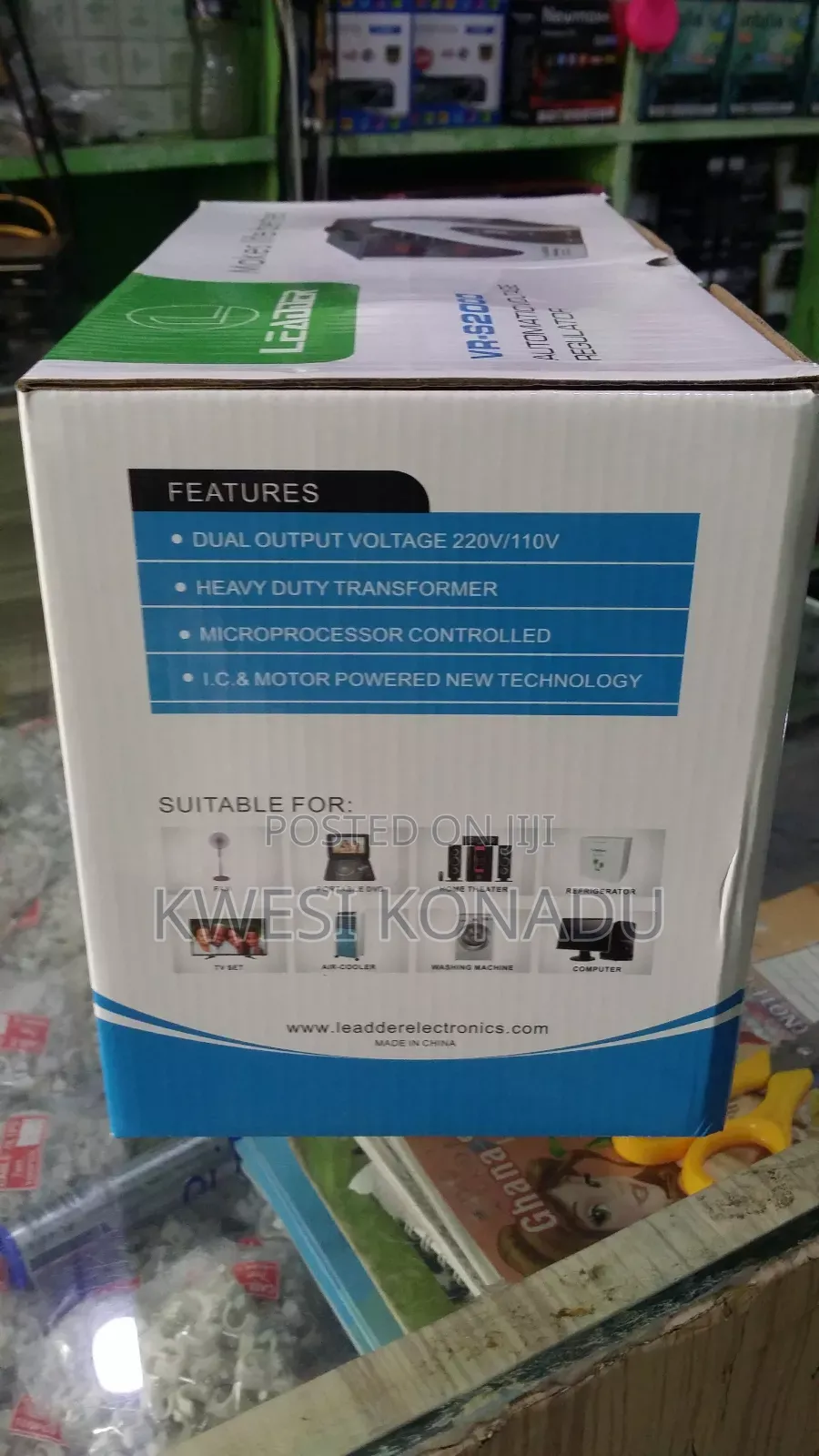 Original Leadder Vr-s 2000 Automatic Voltage Regulator