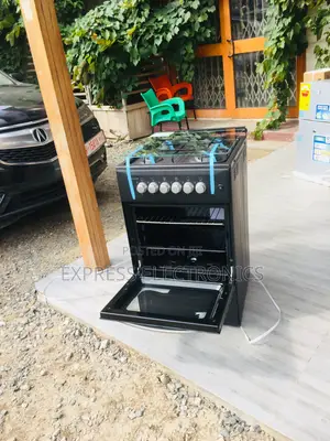 Newly Sealed Gas Cooker Oven Black 4burner
