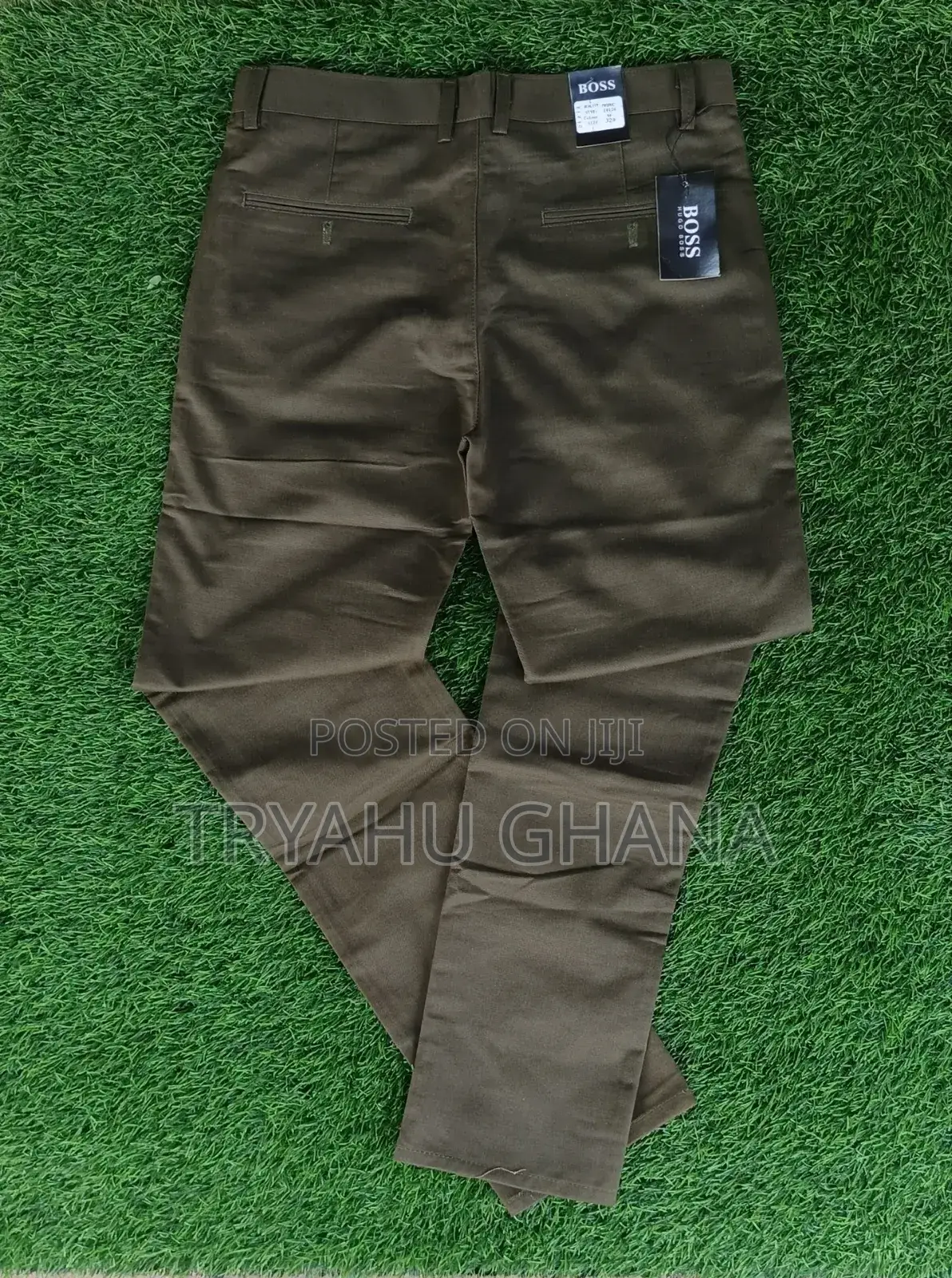 Affordable Luxury Boss Khaki Trousers for Sale Online