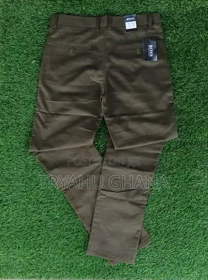 Affordable Luxury Boss Khaki Trousers for Sale Online