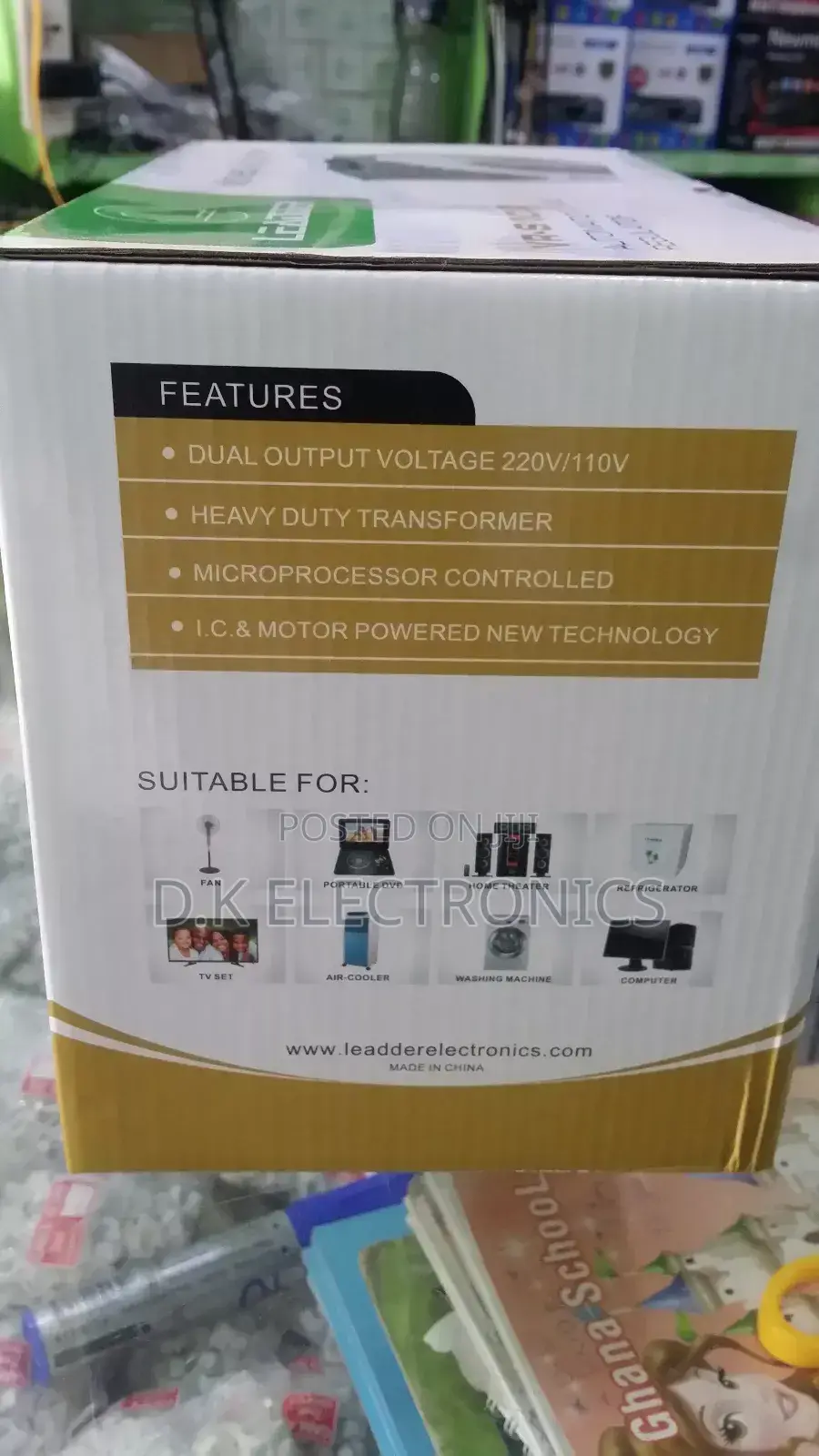 Original Leadder Vr-s 1000 Automatic Voltage Regulator