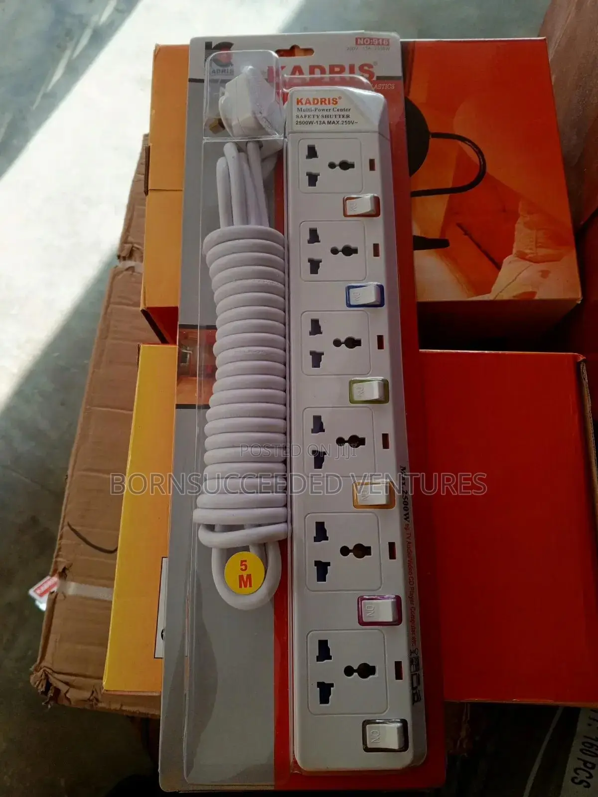 6 Way Socket Extension Board