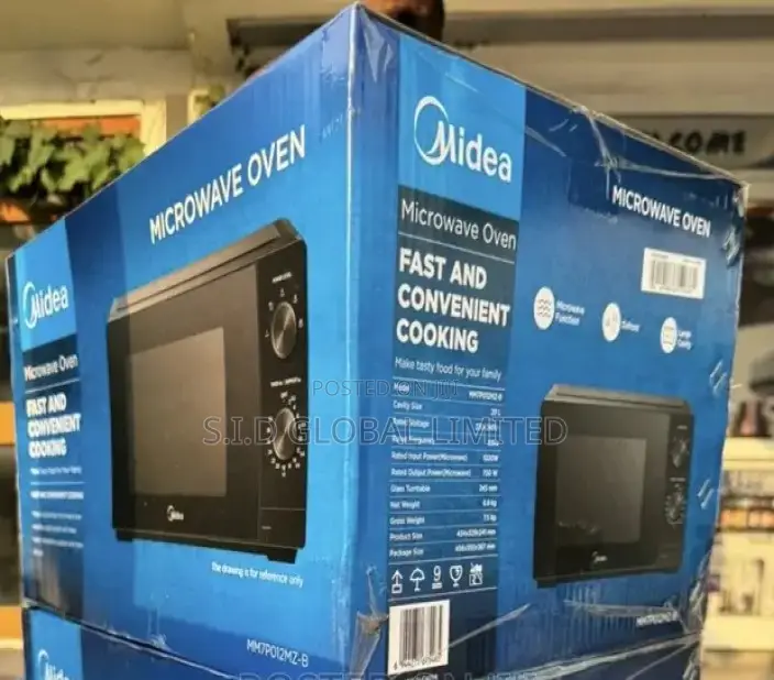Exceptional MIDEA-20LTR-MICROWAVE-SOLO-MM7P012MZ-B