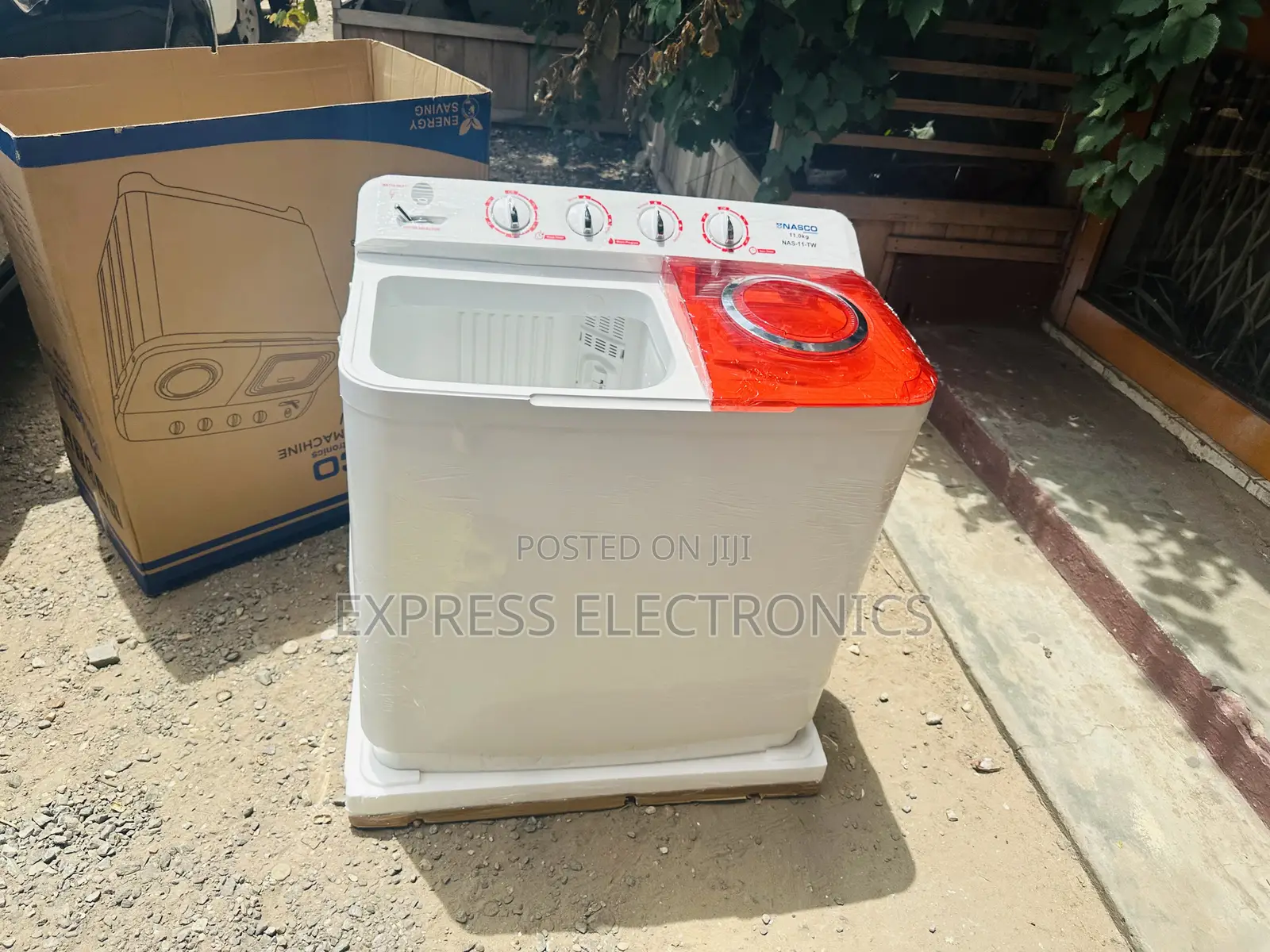 Transparent Lid Washing Machine 11kg Top Load Nasco