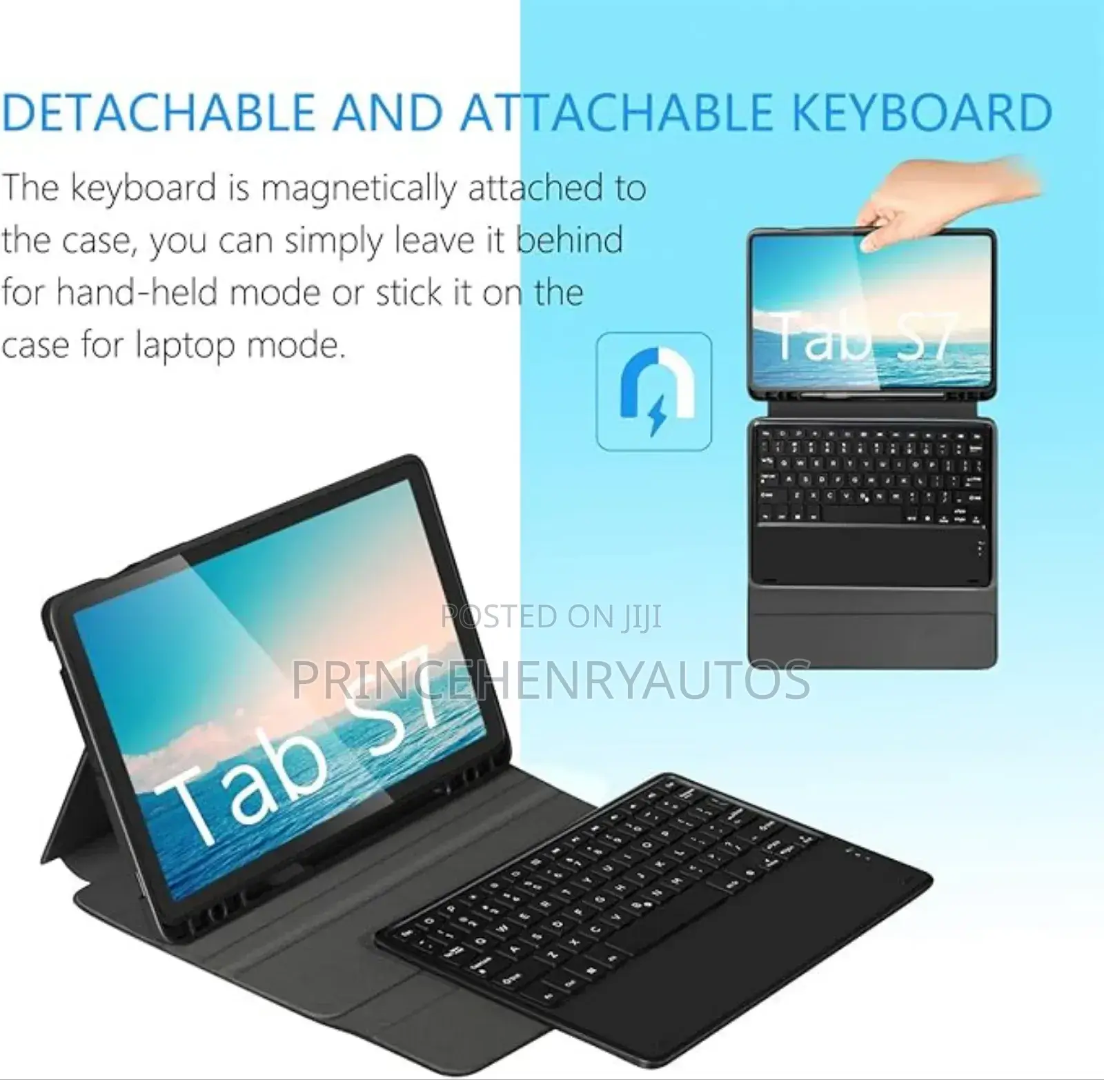 Backlit-Keyboard Case for Samsung Galaxy Tab S8/ S7 11