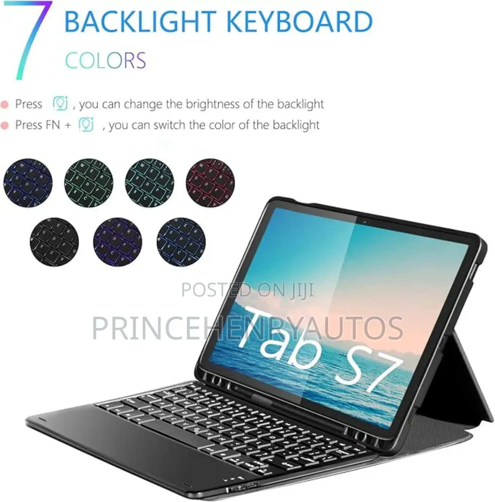 Backlit-Keyboard Case for Samsung Galaxy Tab S8/ S7 11