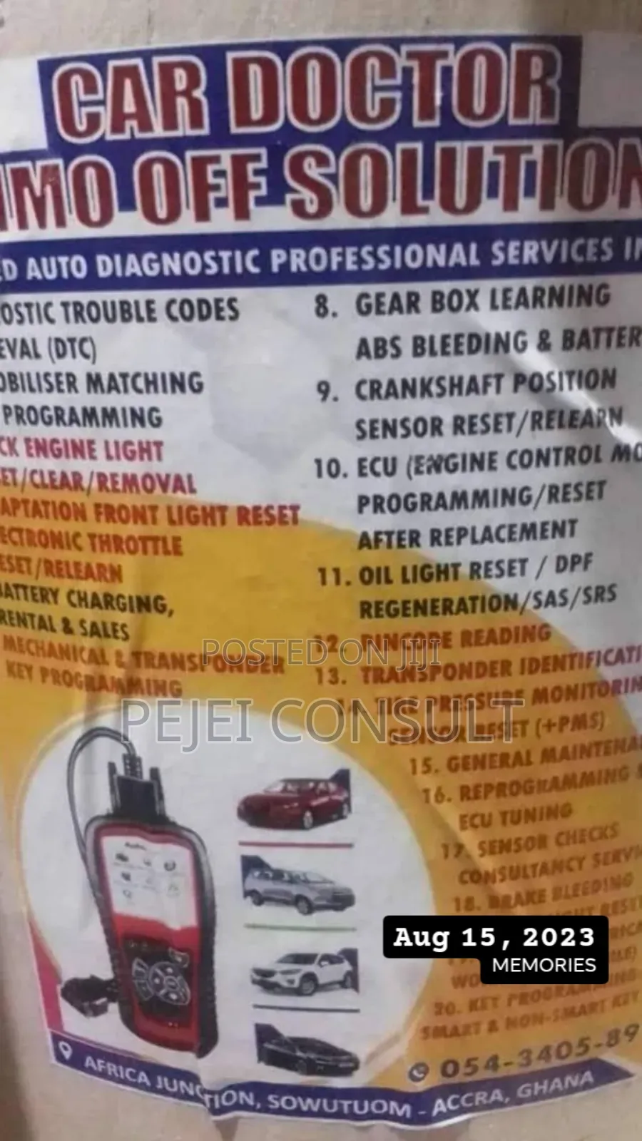 I Am a Qualified Diagnostic Expert and Autoprogrammer of Car