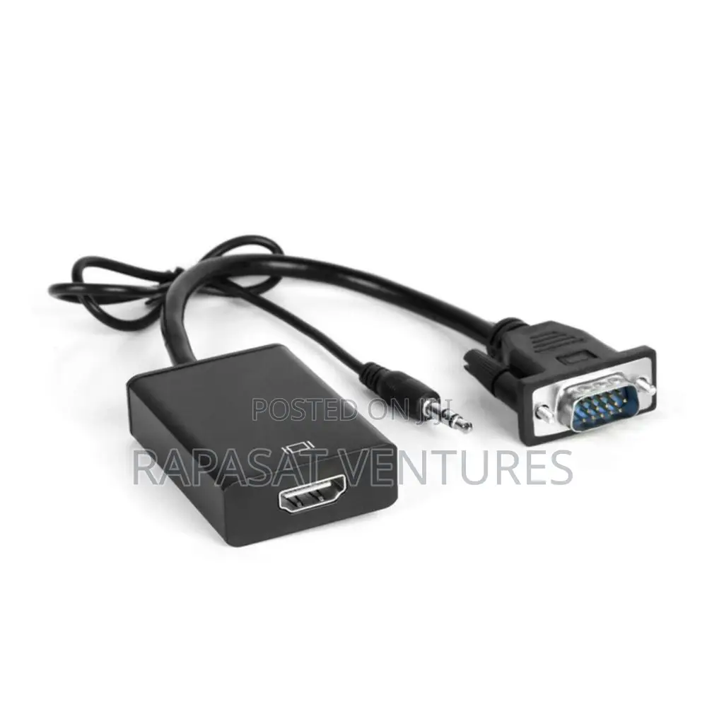 VGA Male to HDMI Female With Sound Adapter