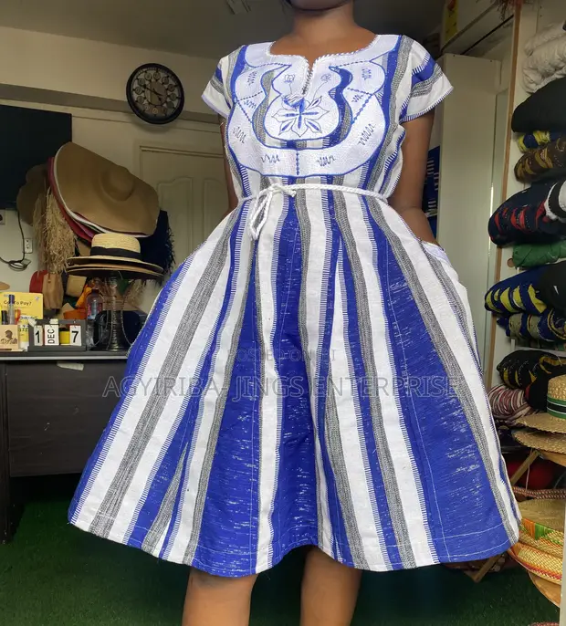 knee length dresses for ladies Red Classic Smocked Dress for Girls 7Y main image 0