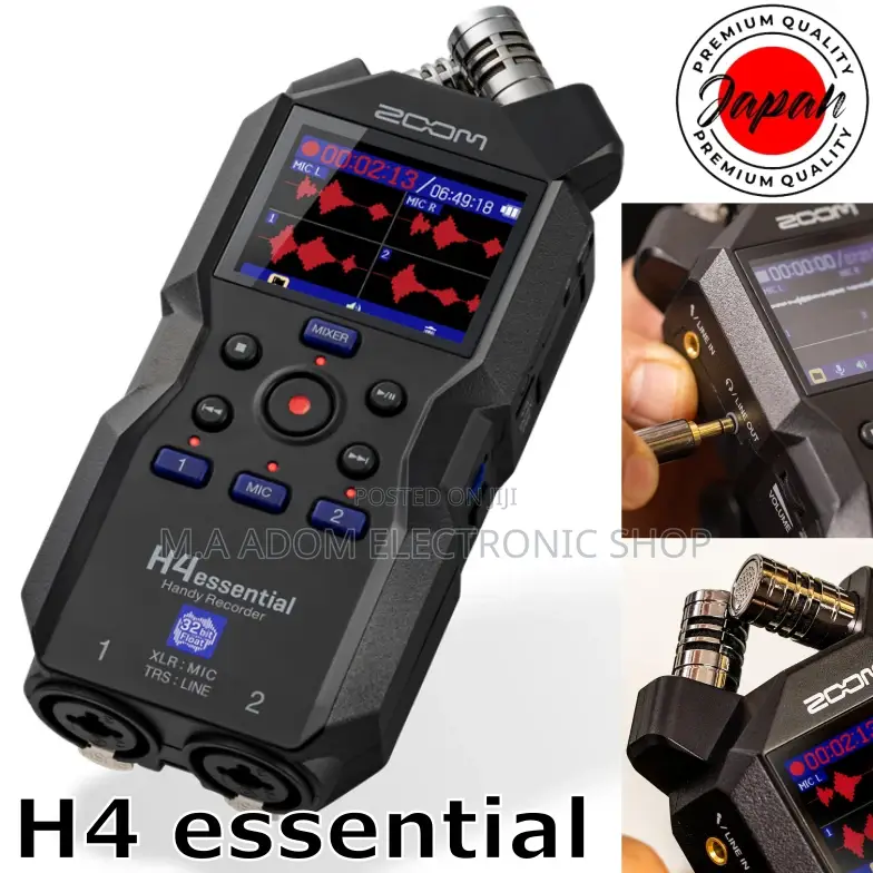 H4 Zoom Essential 4 Way Handy Recorder