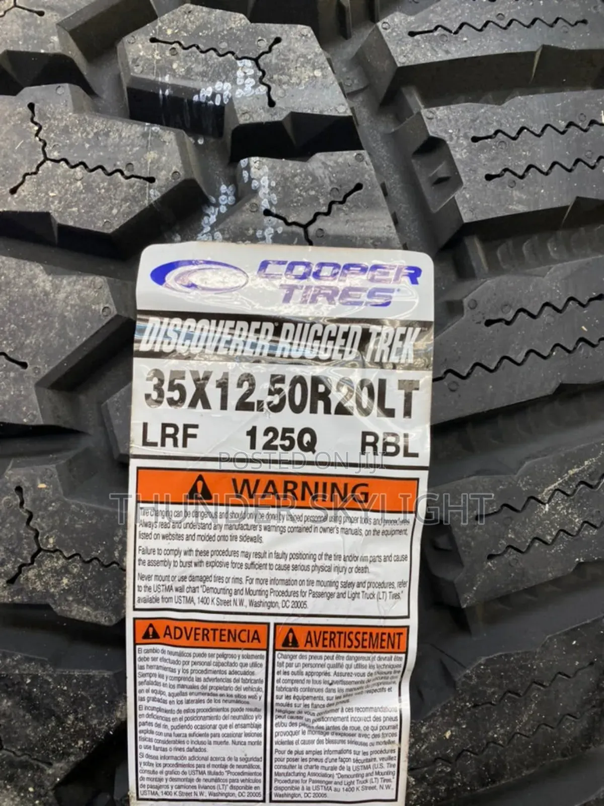 35x12.50r20 - 315/60r20 Tire Copee Usa
