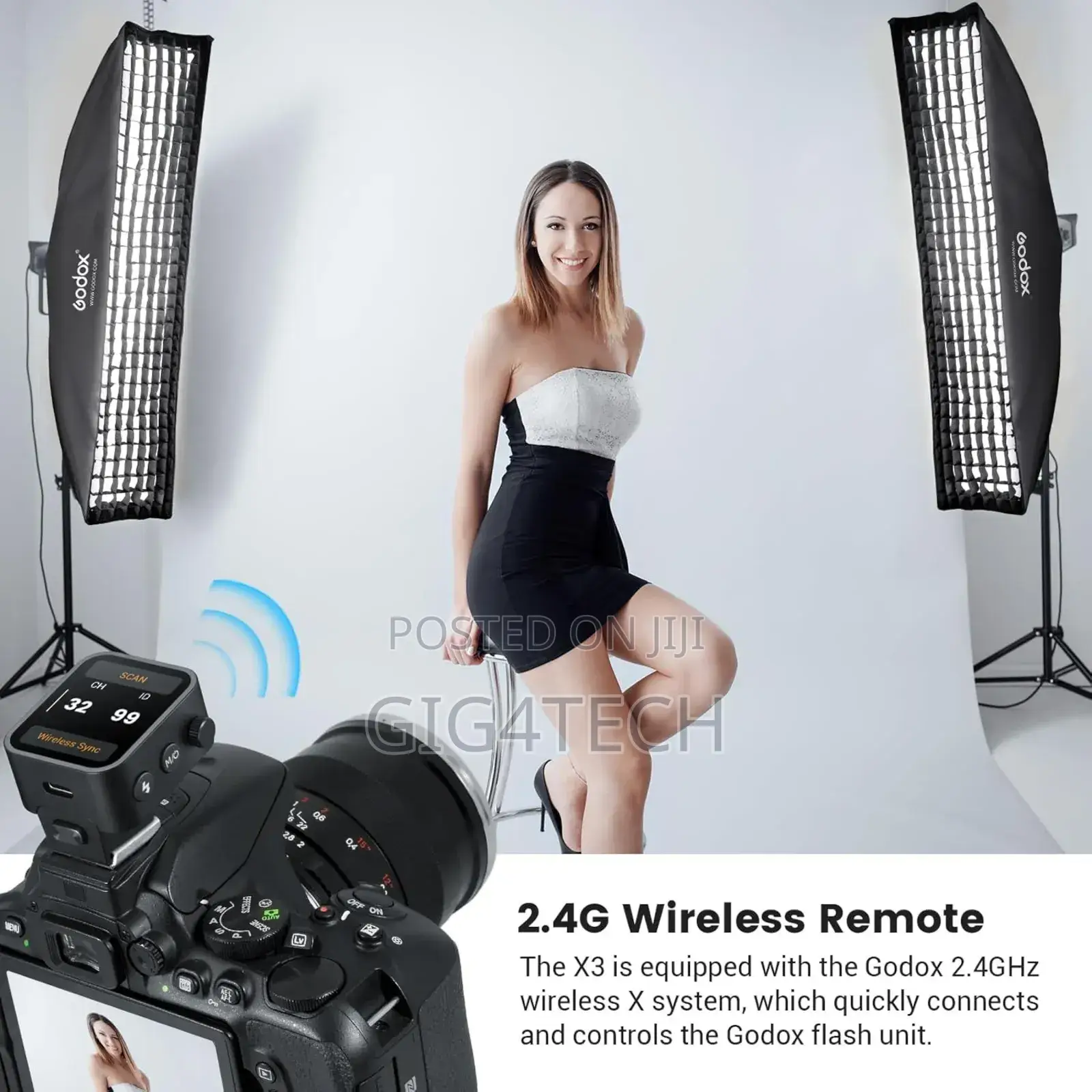 Godox X3-C Touchscreen TTL Wireless Flash Trigger for Canon