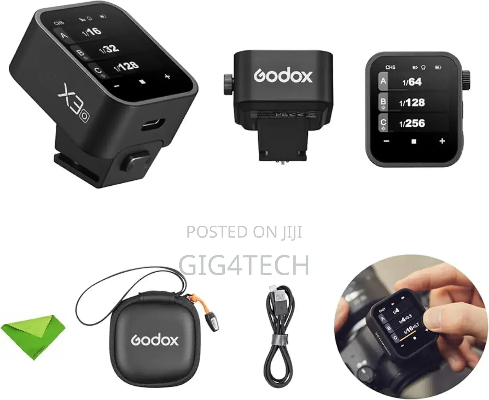 Godox X3-C Touchscreen TTL Wireless Flash Trigger for Canon