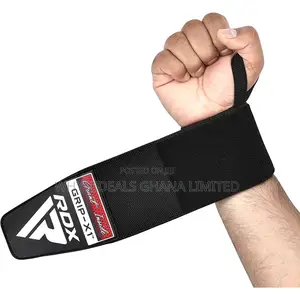 RDX S4 Lifting Wrist Wraps+Gym Straps-Strength Training