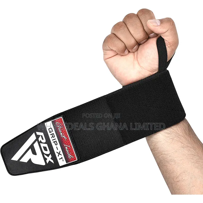 RDX S4 Lifting Wrist Wraps+Gym Straps-Strength Training