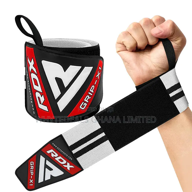 RDX S4 Lifting Wrist Wraps+Gym Straps-Strength Training