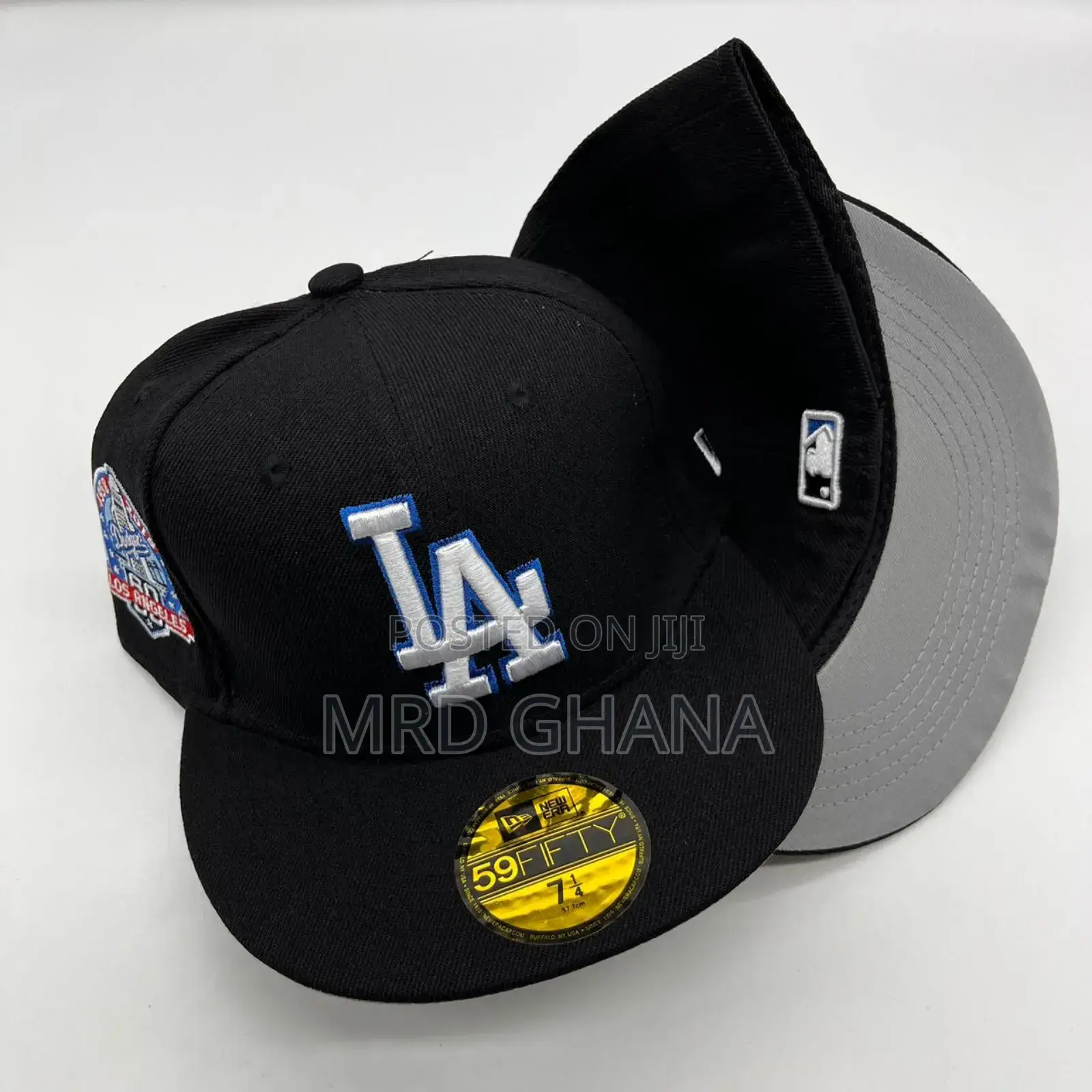 Black Cap With Yellow Strap Hip Hop