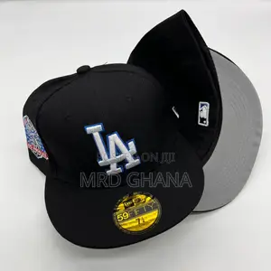 Black Cap With Yellow Strap Hip Hop