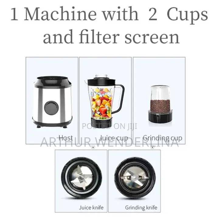 AVINAS 2 in 1 Multi-Function Electric Blender