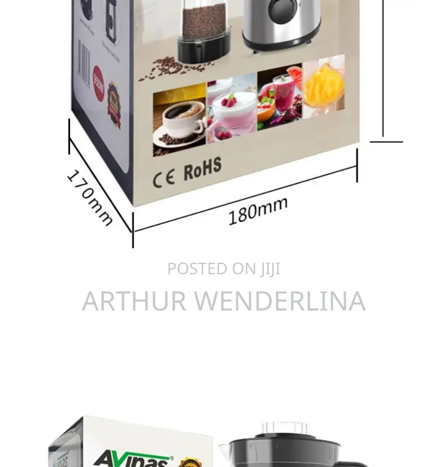 AVINAS 2 in 1 Multi-Function Electric Blender