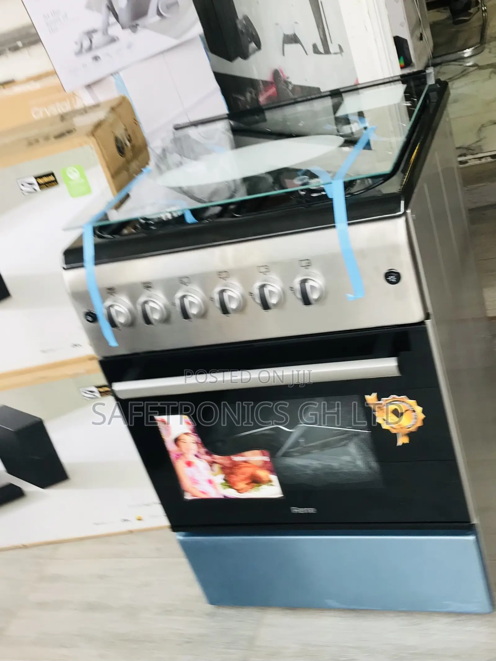 60by60 4 Gas Oven/Grill Gray Ferre New Line