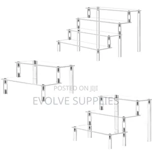 3,4 and 5 Tier Acrylic Display Stand