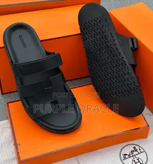 Executive Class Slippers for Gentlemen by Hermes.