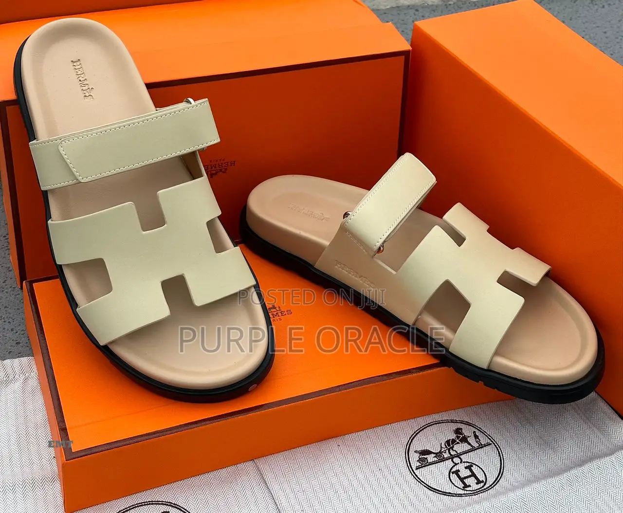 Executive Class Slippers for Gentlemen by Hermes.