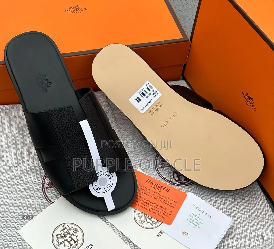 Executive Class Slippers for Gentlemen by Hermes.