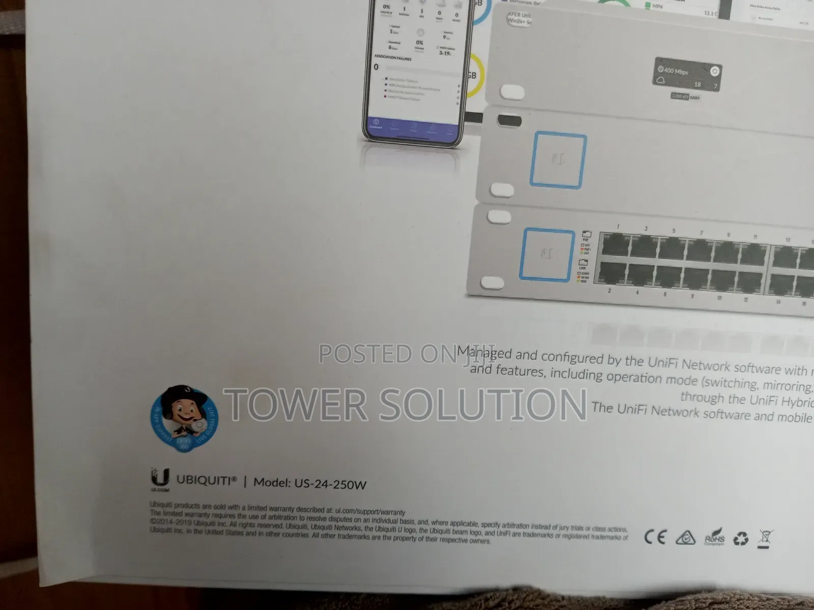 Unifi Switch 24port 250w Uniquity