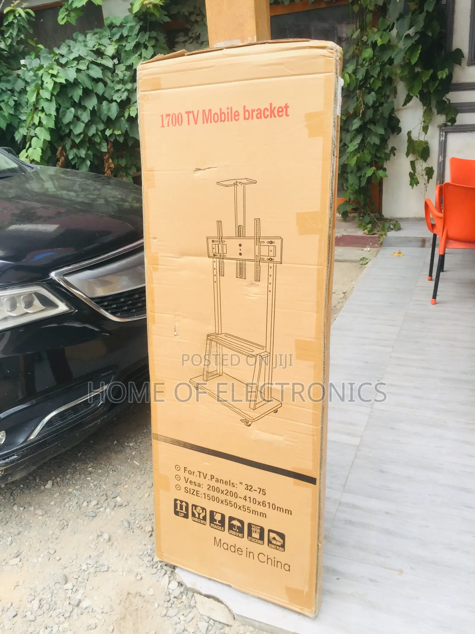 Very Easy to Fix Mobile Movable Trolley Stand(32-75)