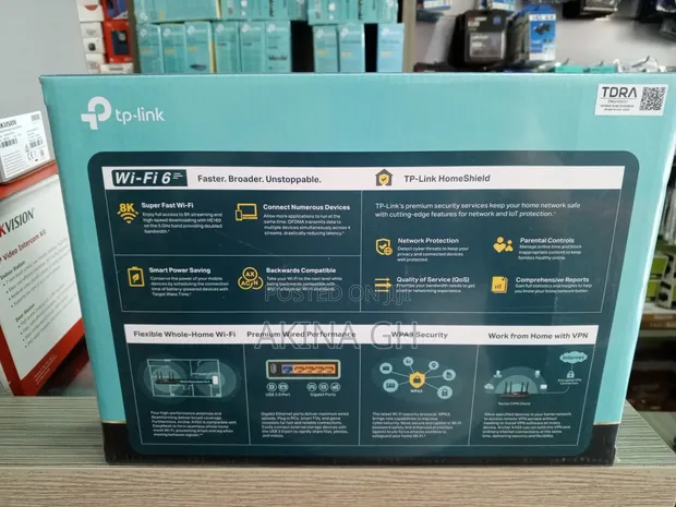 Tp-Link Ax3000 Dual Band Gigabit Wi-Fi 6 Router Archer Ax55 2