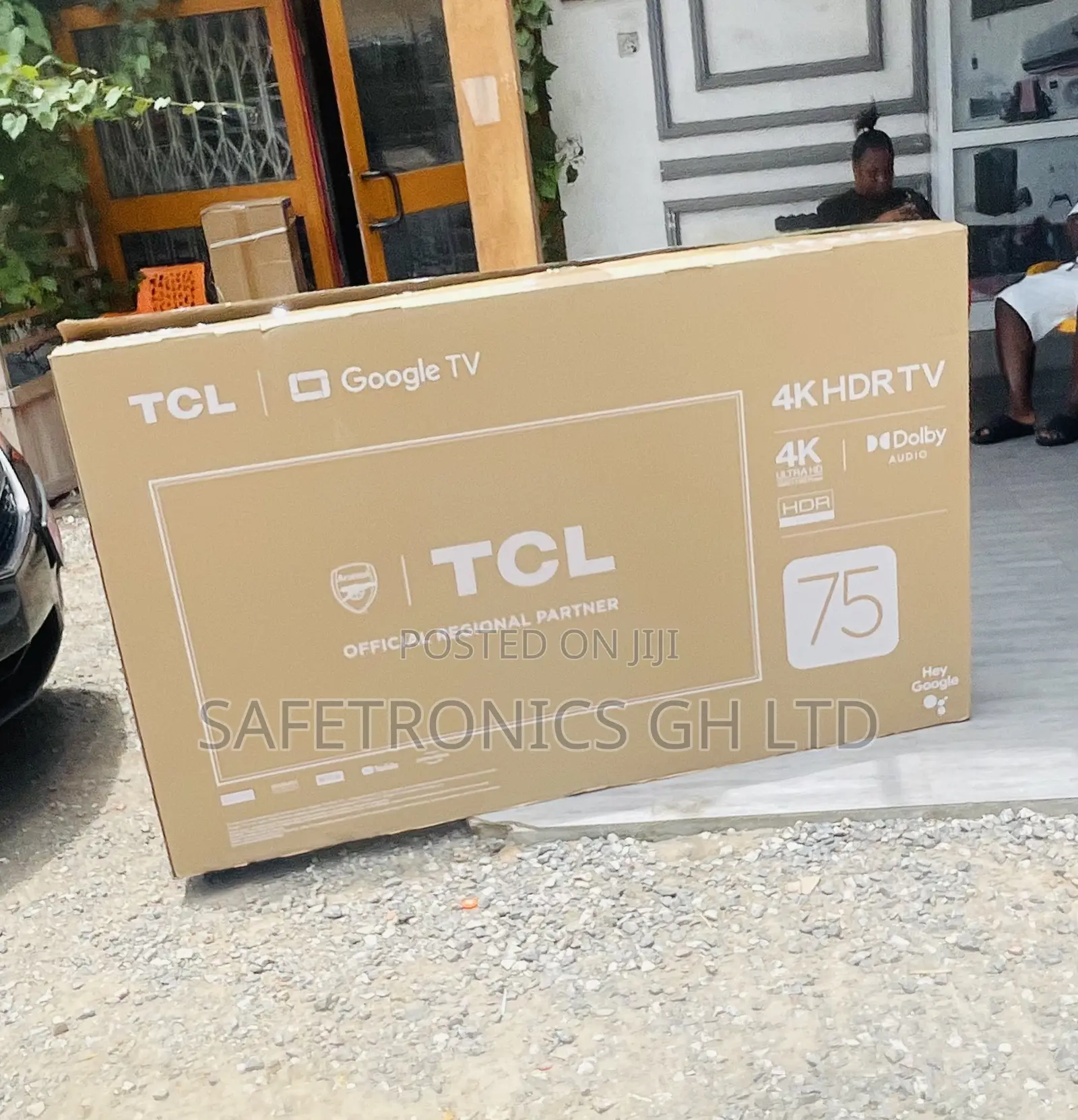 Led Smart TCL Crystal 75 Inch P635 (Black) Tv