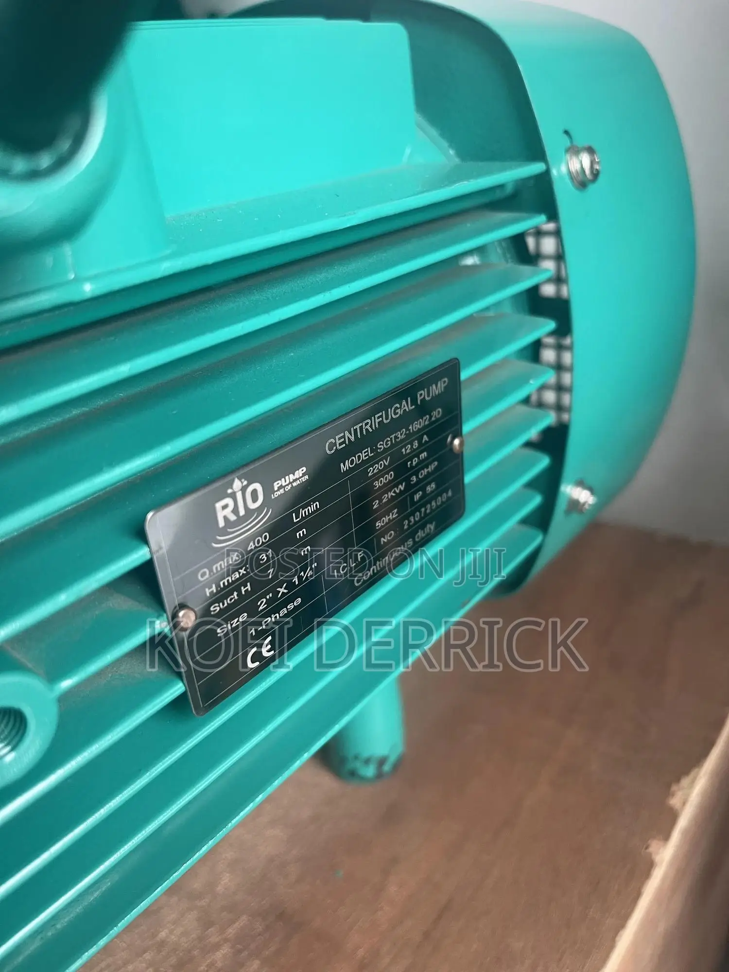 3hp Water-Pump - Rio Water Pump 3hp