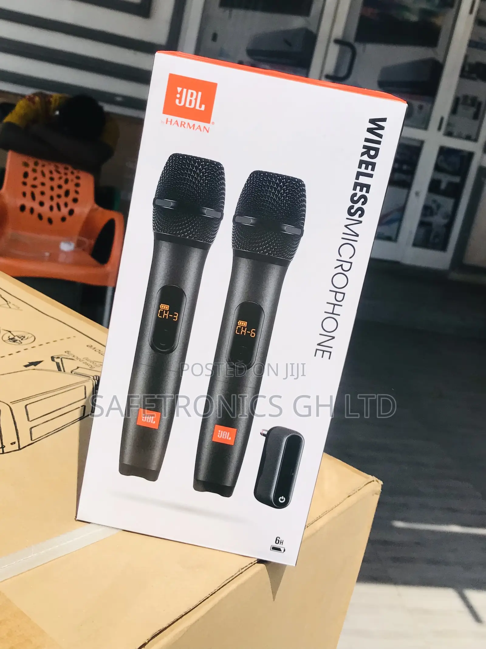 Reliable JBL 2 Set UHF Microphone Black