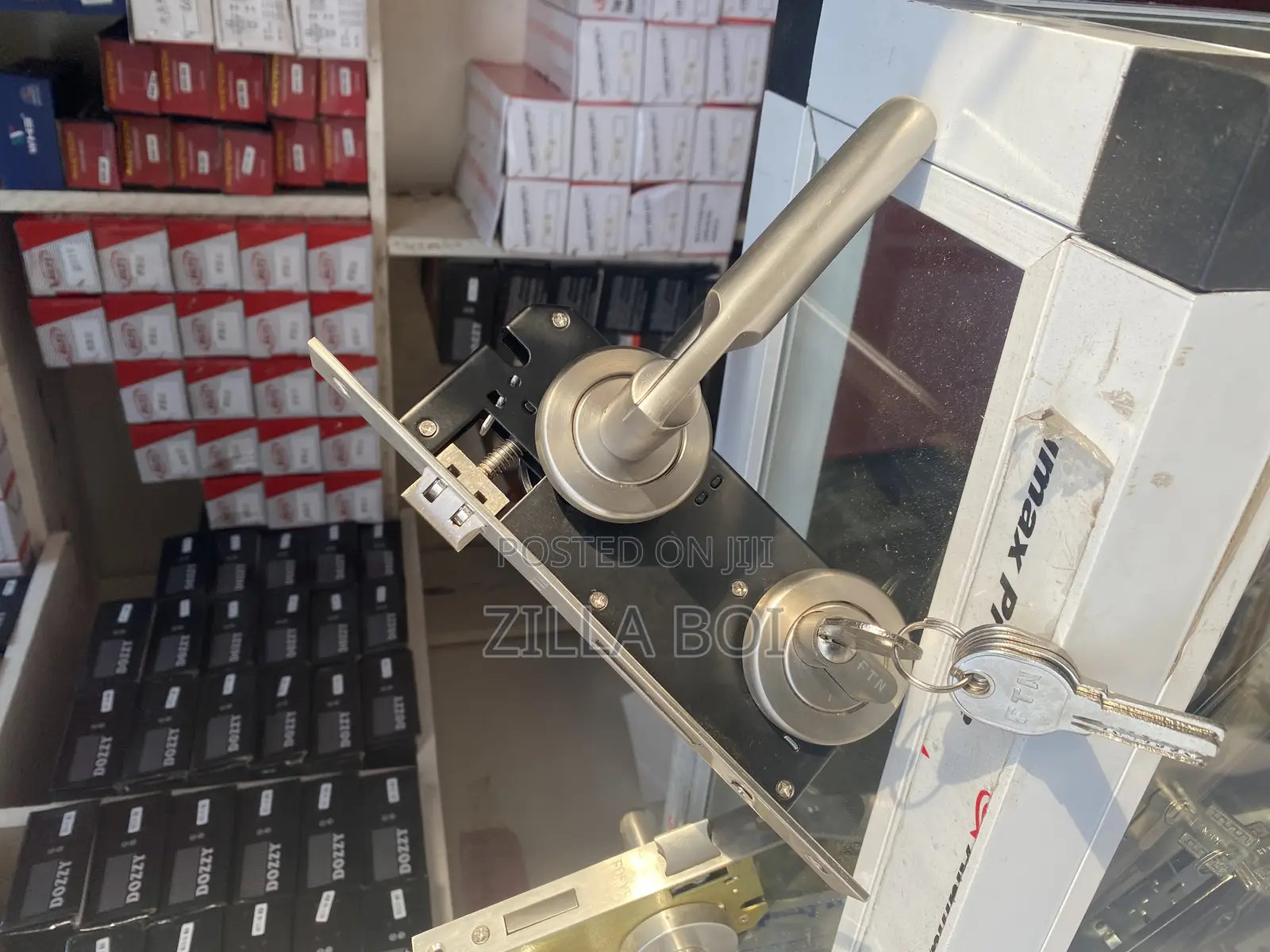 Door Lock (Rosette Curve Handle )