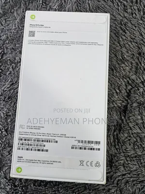 New Apple iPhone 15 Pro Max 256 GB Black