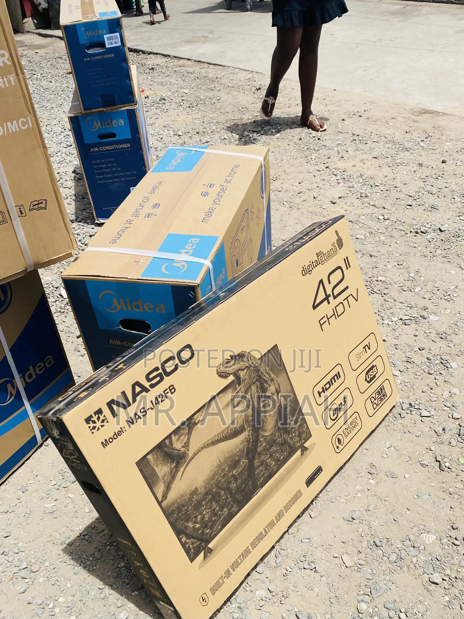 Latest Nasco 50 Inch Full HD Satellite Electric Tv..🧚‍♀