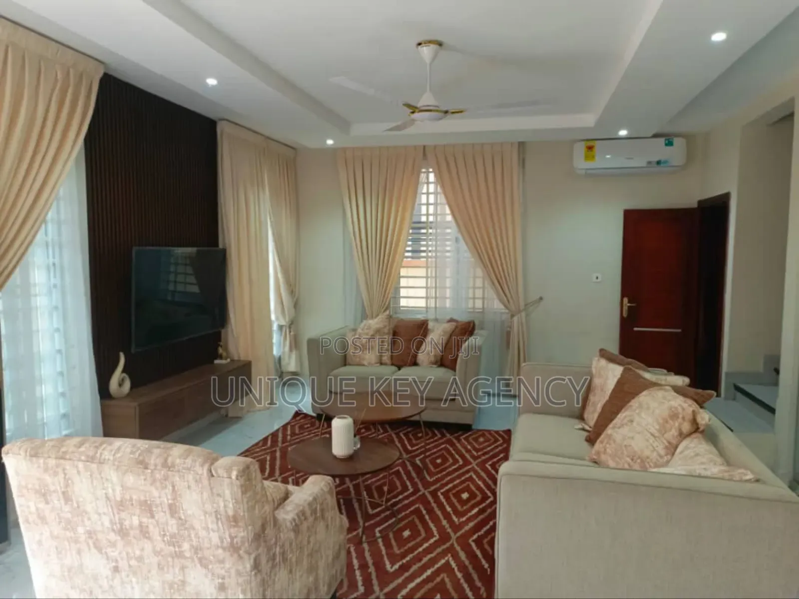 Furnished 3bdrm House in Unique Key Agency, Airport Residential Area
