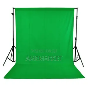3x3m Photography Studio Backdrop Cloth With 10ft Heavy Duty Stand Set