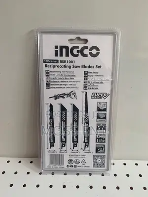 Ingco Saw Blades 10pcs Set for Wood Metal Cutting - Rsb1001