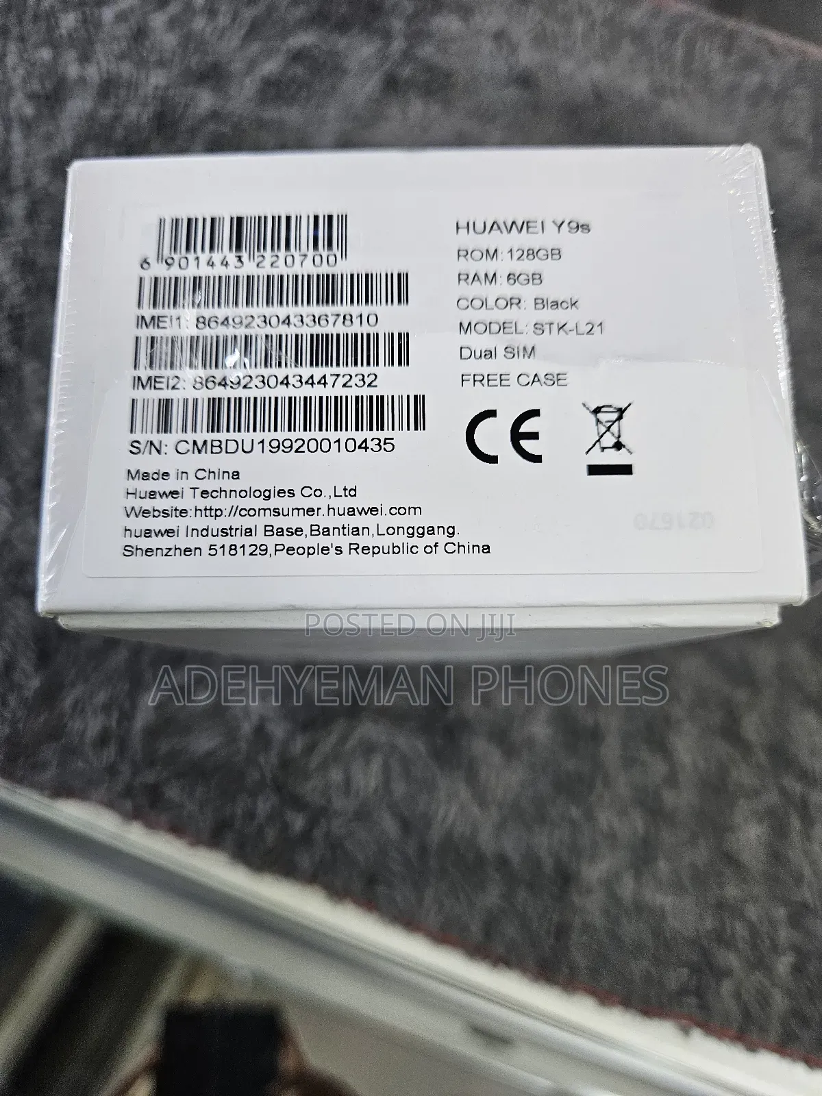 New Huawei Y9s 128 GB Blue