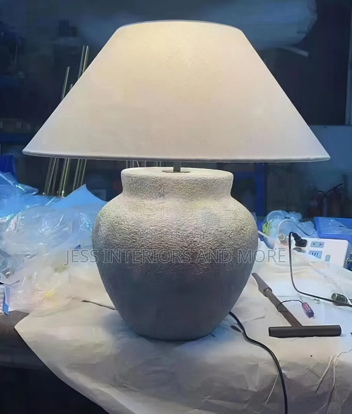 Terra Cotta Table Lamp