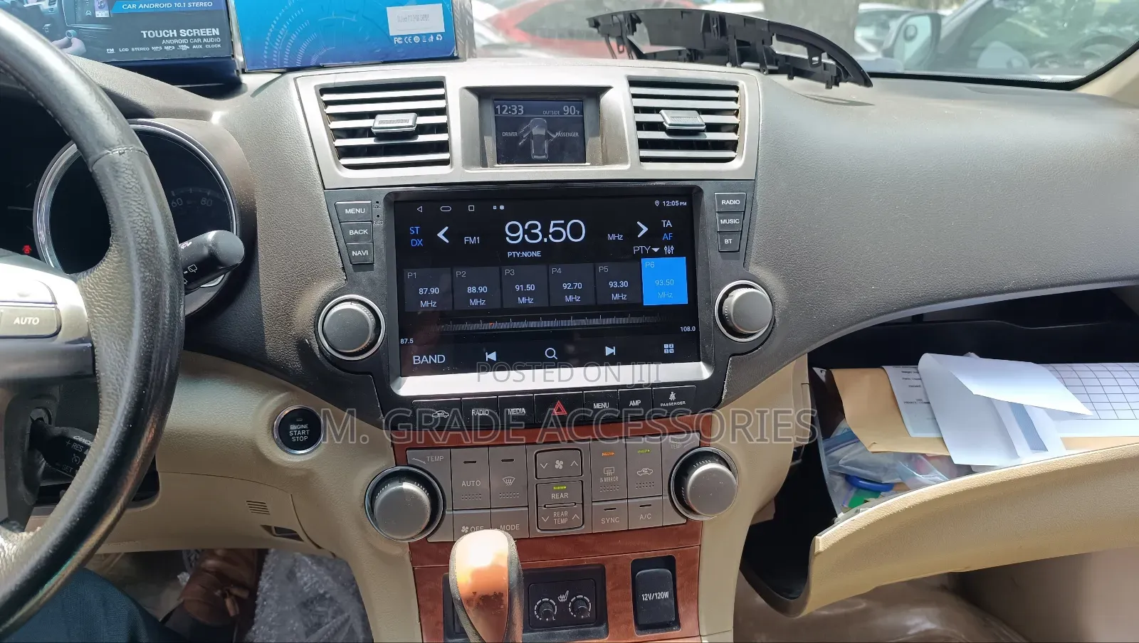 Highlander Radio Apple Carplay Dial Buttons and Amp Work
