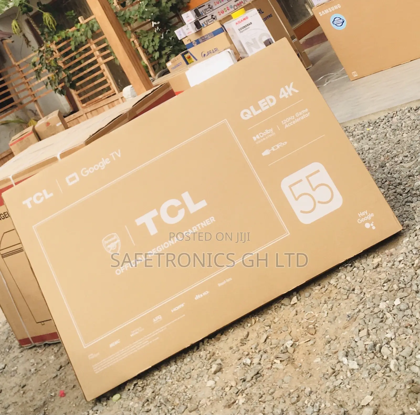  Smart Qled 55 Inch TCL (Black) Crystal Sleek Tv 