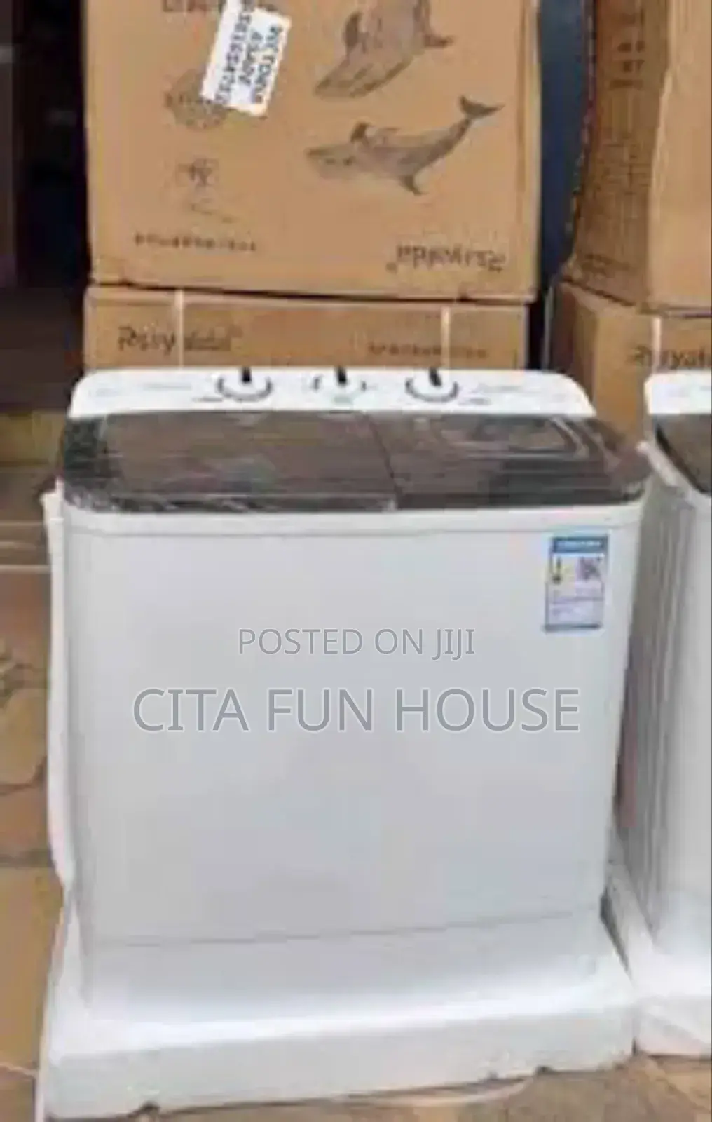 8kg Double Tub Semi Auto Washing Machine