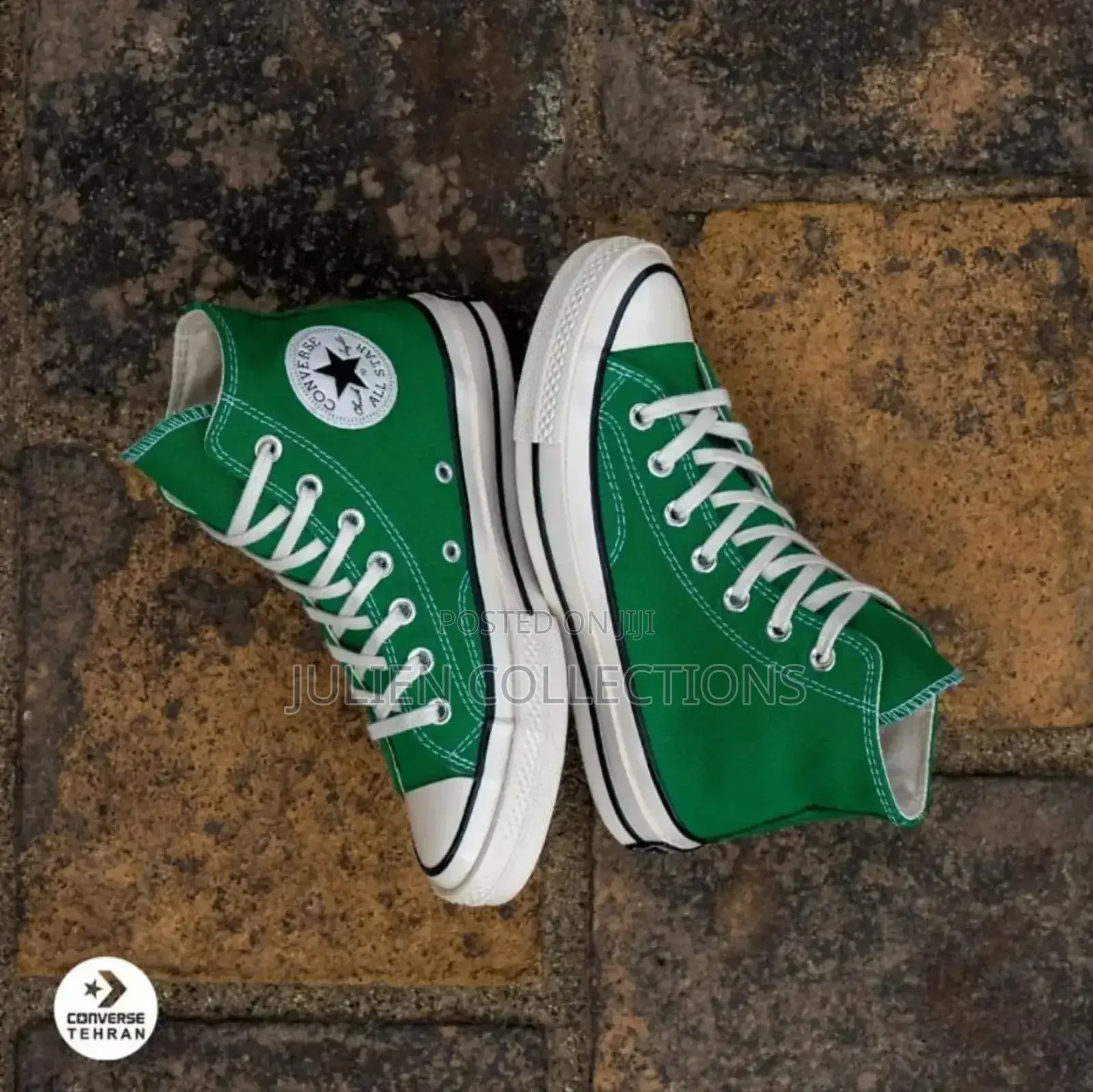Converse All Star Green and White
