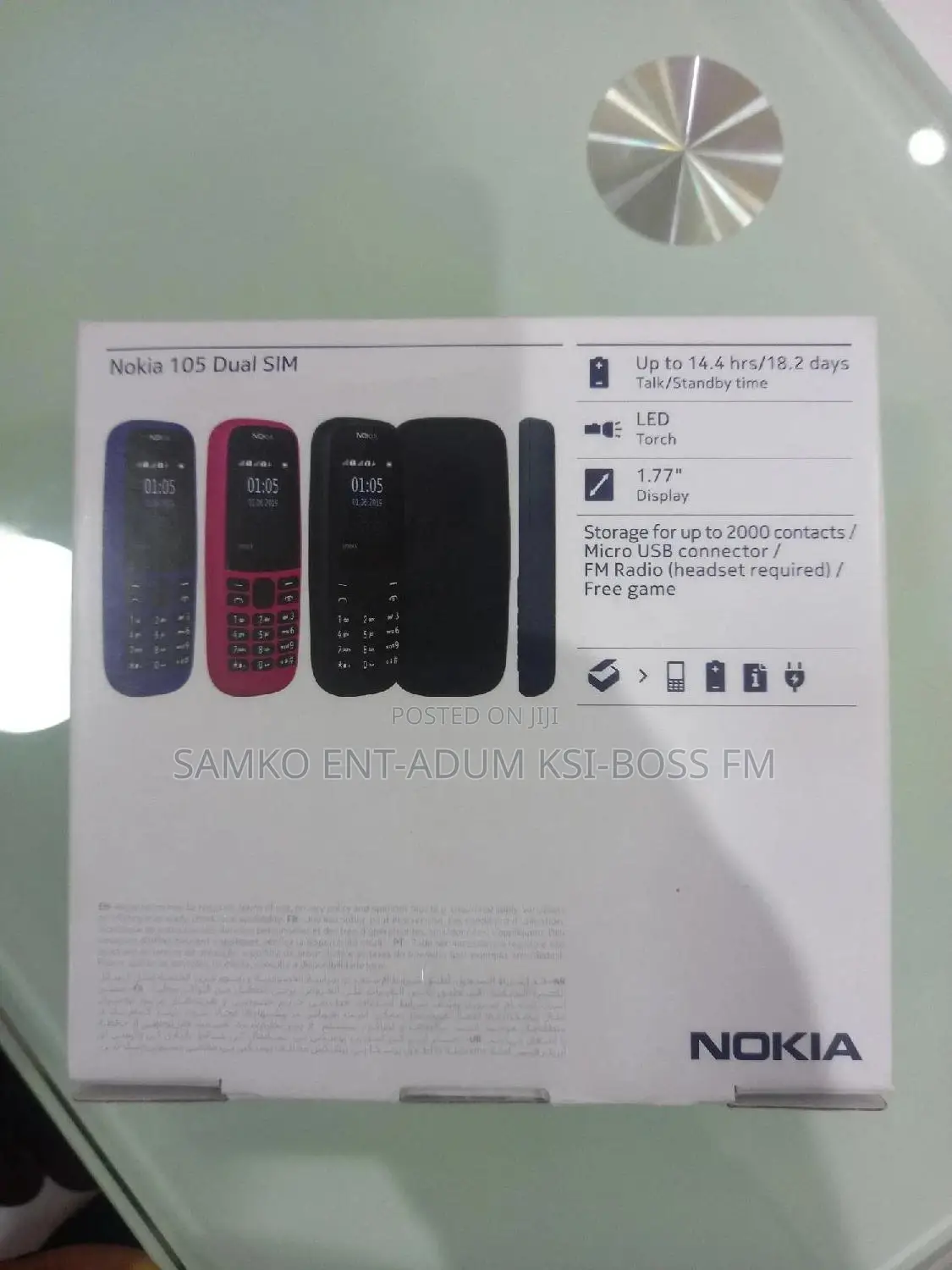 New Nokia 105 Blue