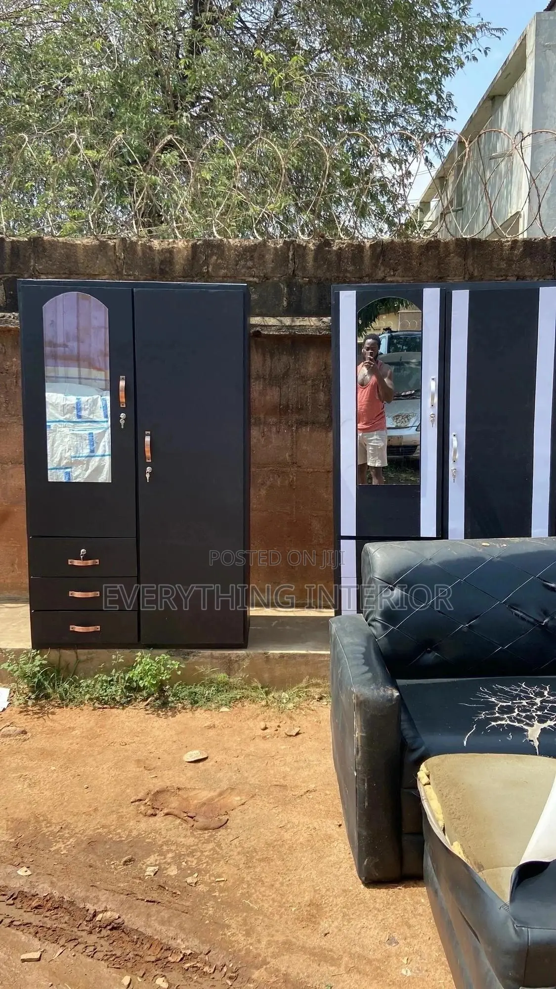 Two Doors Wardrobe for Sale